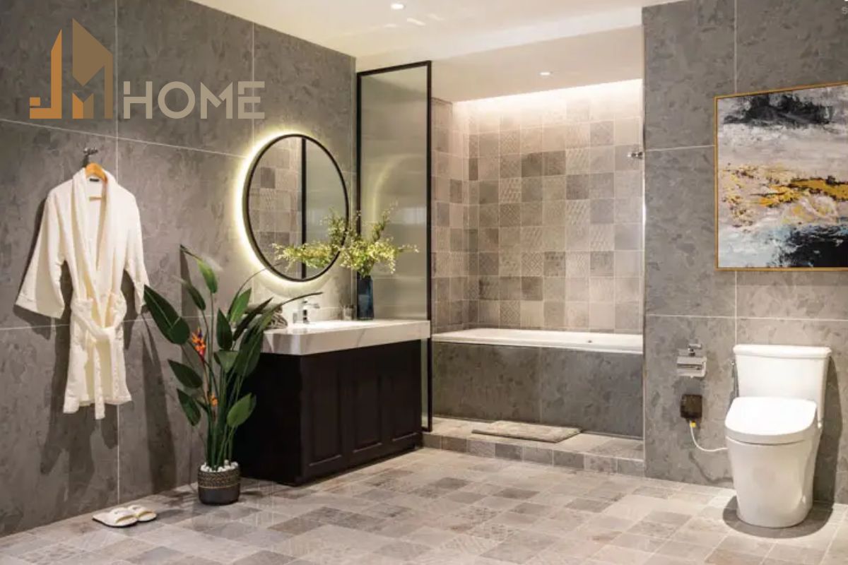 Trang trí thêm cây xanh sẽ đem đến một không gian tươi mát, tạo cảm giác dễ chịu