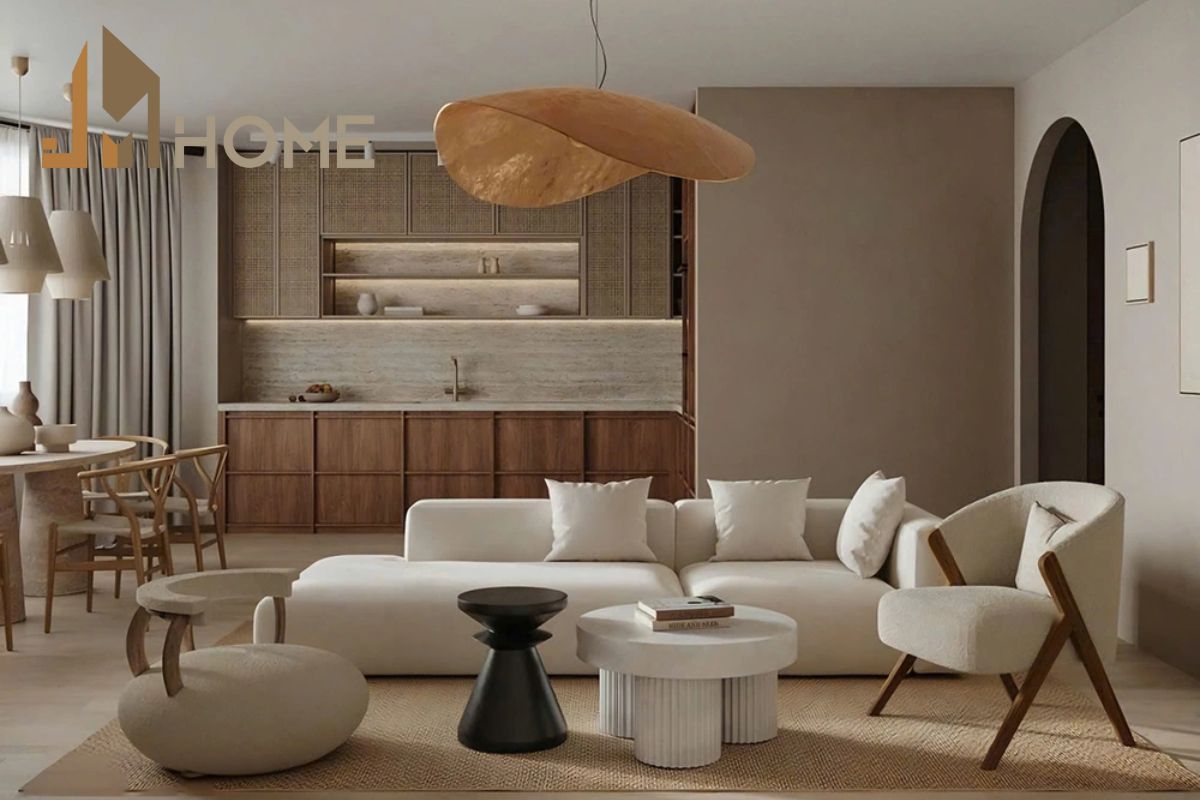 Mê mẩn với vẻ đẹp tinh tế, sang trọng của mẫu thiết kế phong cách Wabi Sabi