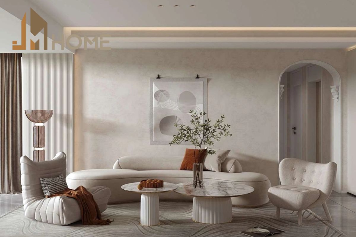 Ưu tiên gam màu sáng khi thiết kế nội thất căn hộ 68m2