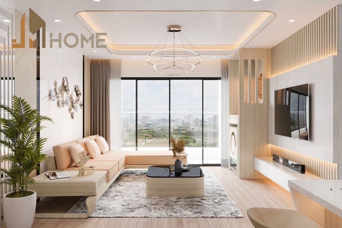 Thiết kế nội thất cho căn hộ 2 phòng ngủ diện tích từ 50–70m²