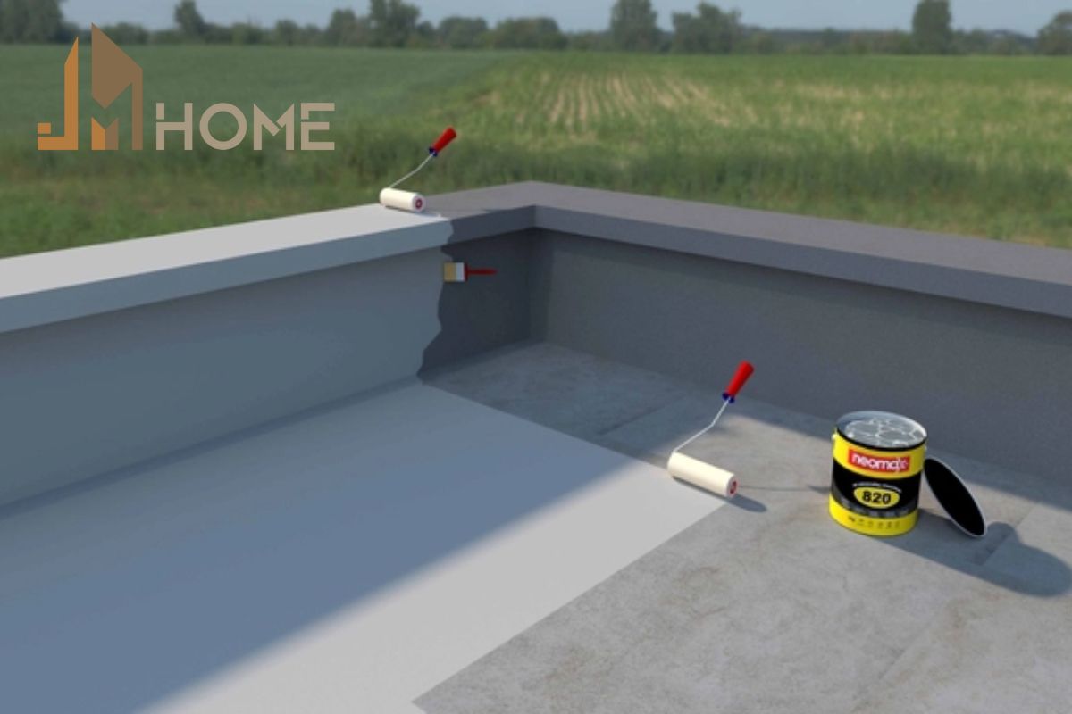 Sơn chống thấm Neomax 820 thường được dùng trong các công trình cao tầng, chung cư