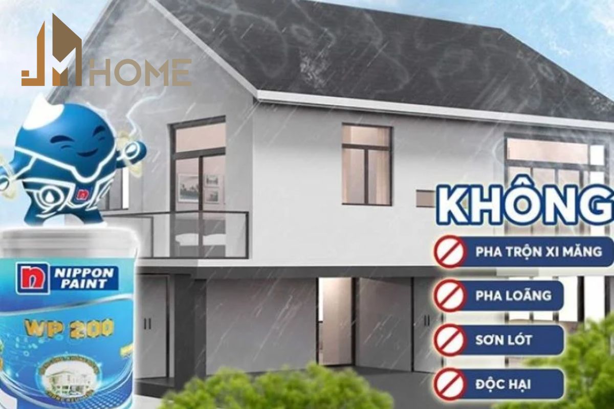 Sơn Nippon WP 200 là loại sơn lót có tính năng chống thấm hiệu quả
