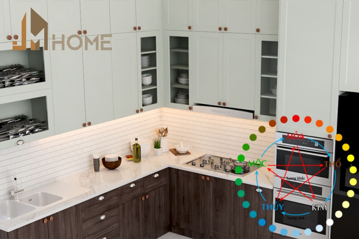 Xem xét yếu tố phong thủy khi cải tạo phòng bếp