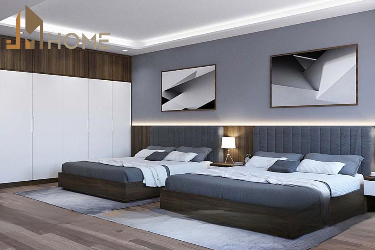 Tìm hiểu vì sao nên lựa chọn thiết kế phòng ngủ hai giường