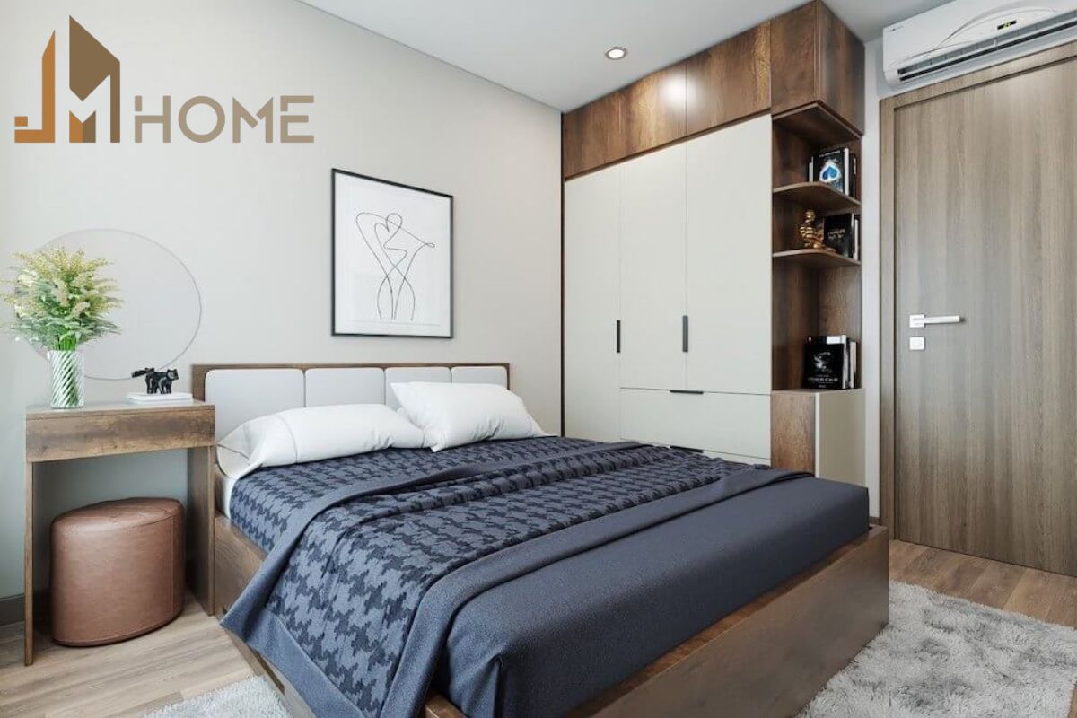 Thiết kế nội thất phòng ngủ 12m2 dành cho vợ chồng