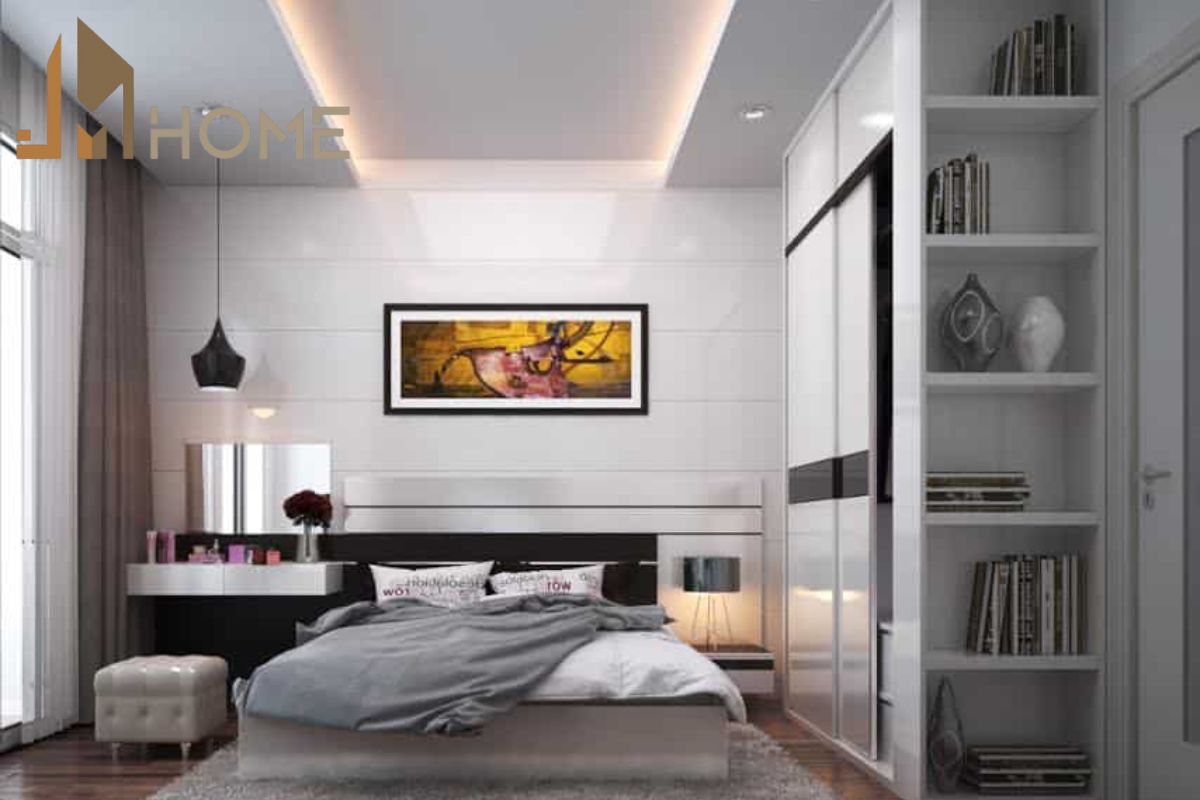 Thiết kế nội thất phòng ngủ nhỏ 12m2 đẹp tinh tế và hiện đại
