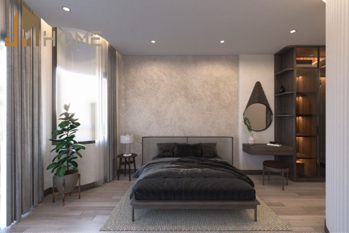 Mẫu thiết kế nội thất cho phòng ngủ nhỏ phong cách Vintage