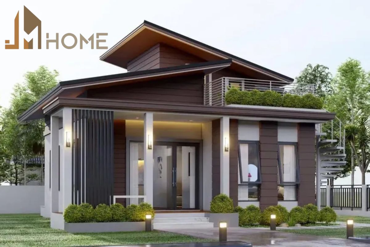 Đôi nét về nhà mái lệch và những đặc điểm nổi bật