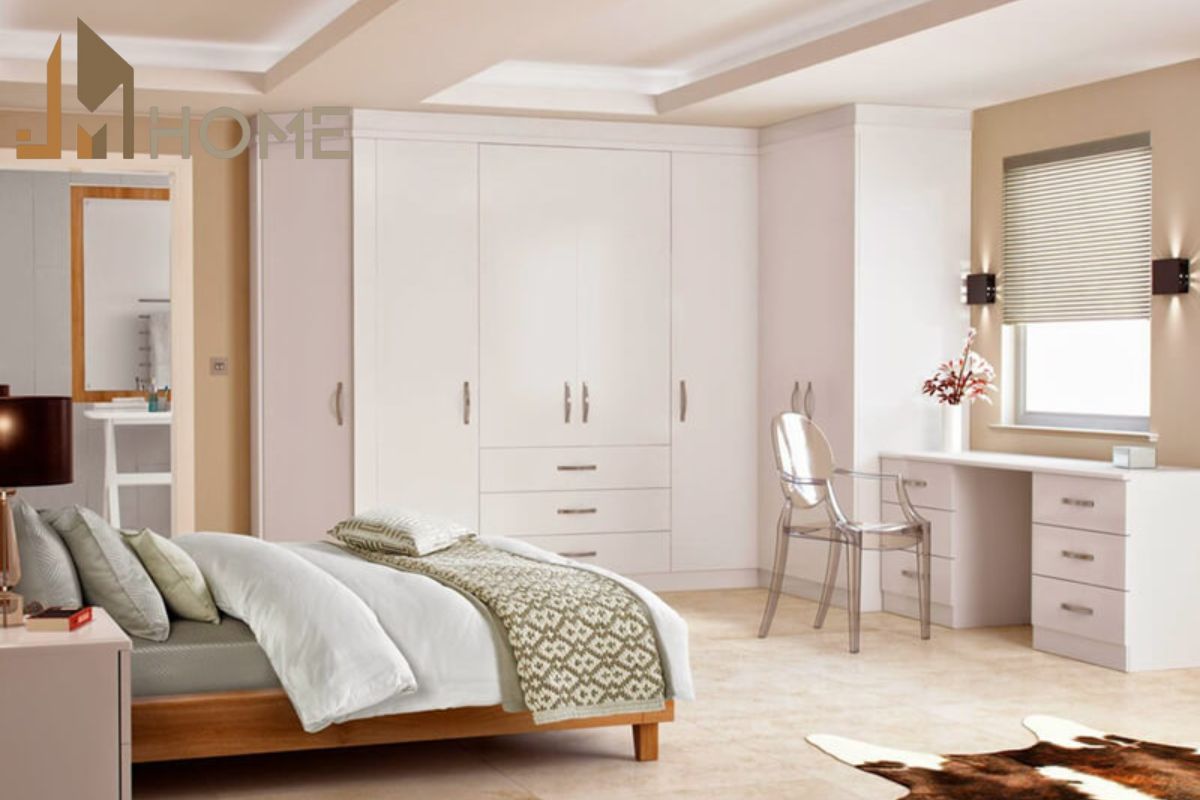 Lựa chọn màu sắc tủ quần áo hài hòa với tổng thể