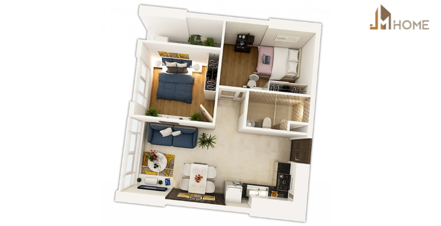 Gợi ý mẫu decor cho nhà 40m2