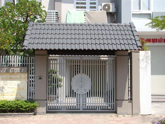 Cổng nhà lợp tôn