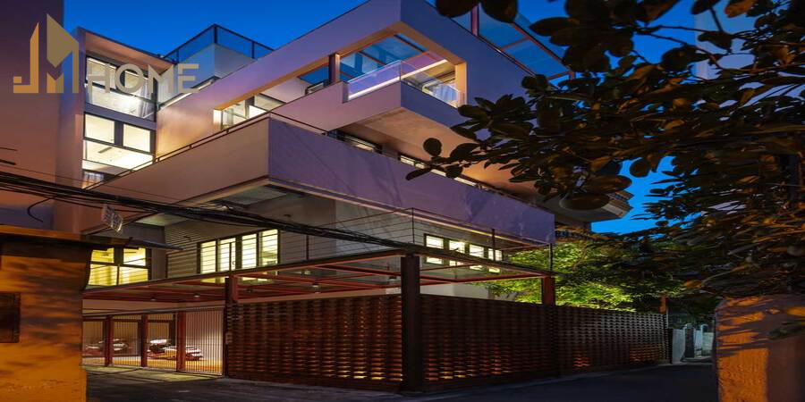 Thiết Kế Nhà Mặt Tiền 9m: 50+ Mẫu Đẹp Hiện Đại 2025 | JAMA HOME 7 hàng rào đẹp