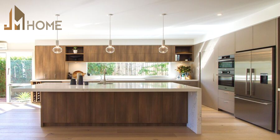 Mẫu bàn bếp đẹp hiện đại cho không gian sống sang trọng 10 Xu hướng mẫu bàn bếp hiện nay