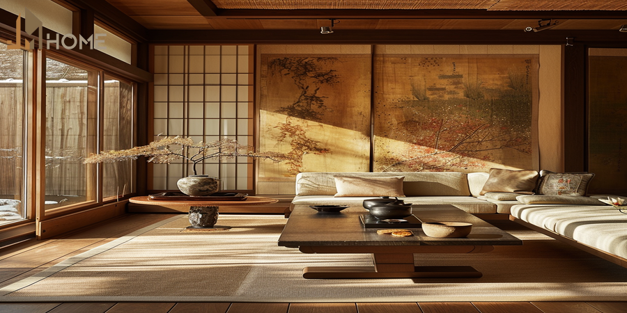 Phối màu rất quan trọng trong concept Nhật Bản