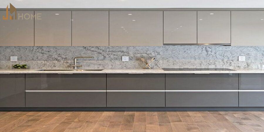 Mẫu tủ bếp acrylic đẹp - Xu hướng nội thất bếp hiện đại 2025 9 Công nghệ gia công tiên tiến tại JAMA