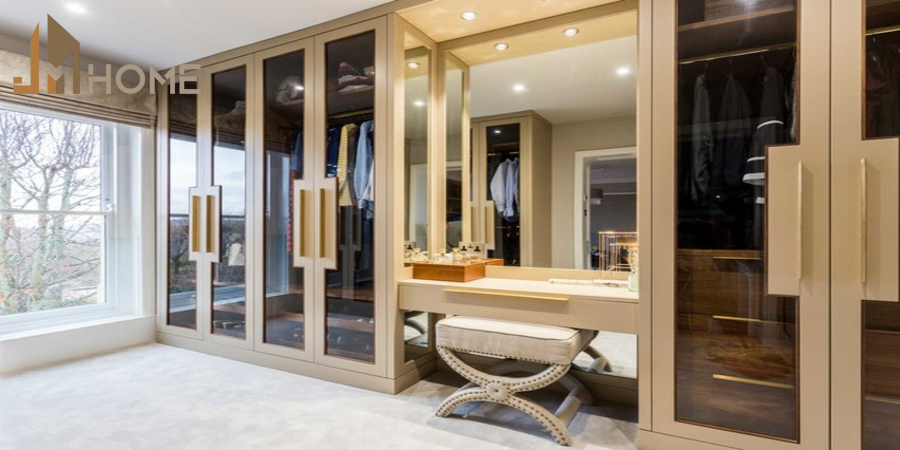 Tủ quần áo kết hợp bàn trang điểm - Giải pháp nội thất thông minh cho phòng ngủ hiện đại 7 Bàn trang điểm kết hợp tủ quần áo bằng nhựa cao cấp