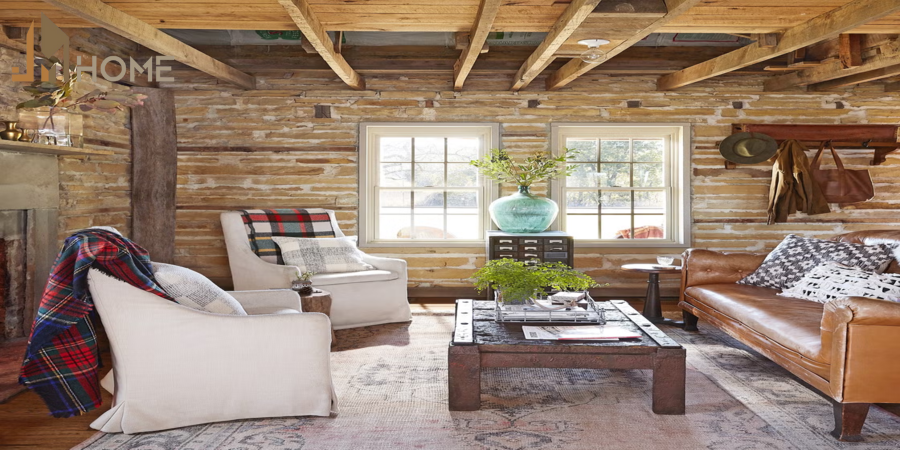 Cách áp dụng phong cách rustic cho từng không gian