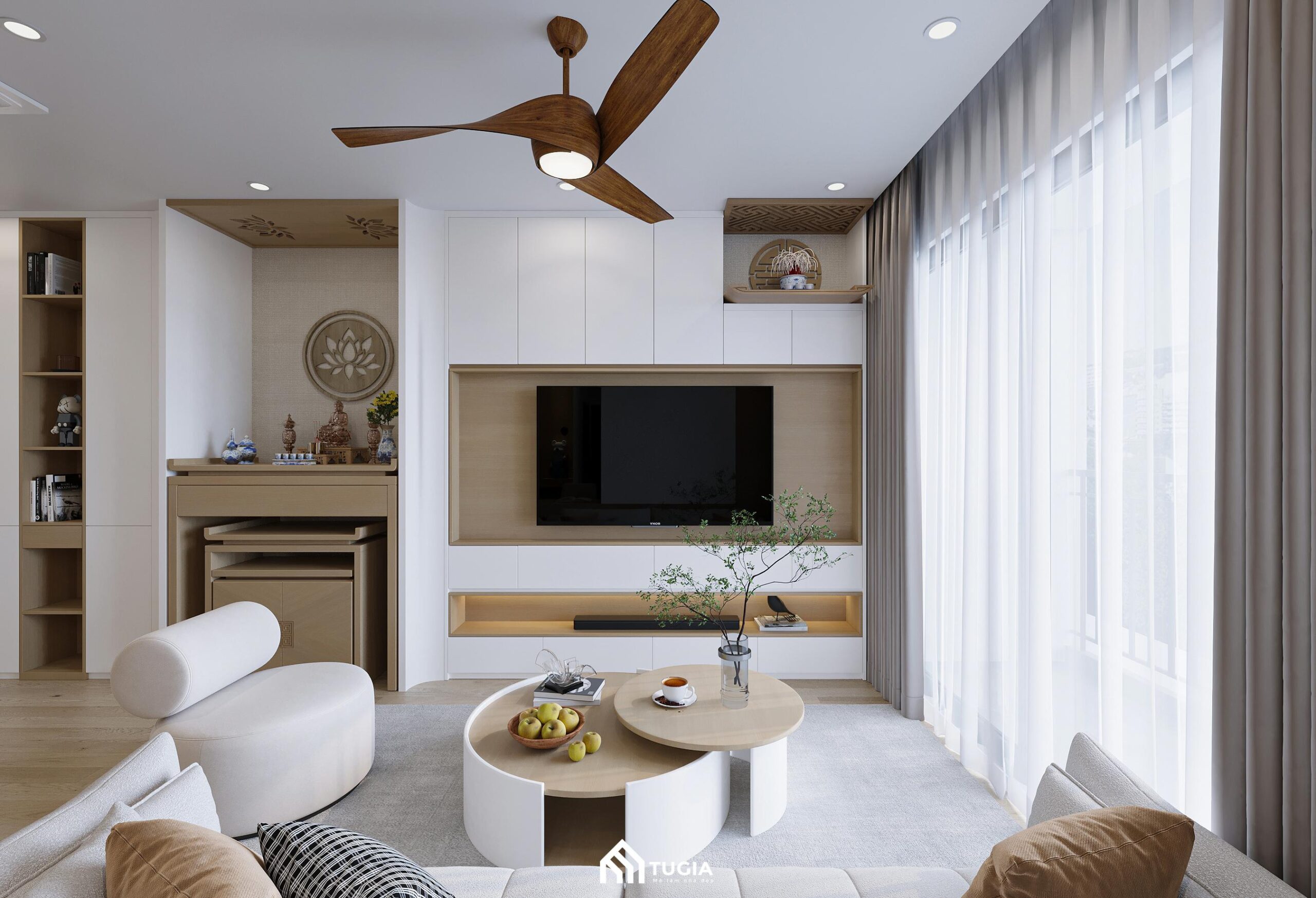 Chi phí bao nhiêu để biến 55m² thành tổ ấm hoàn hảo? Bảng giá 2025 sẽ bật mí