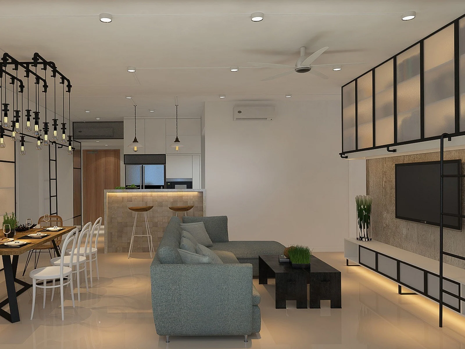 Không gian 100m2 bố trí hợp lý – sống thoải mái hơn