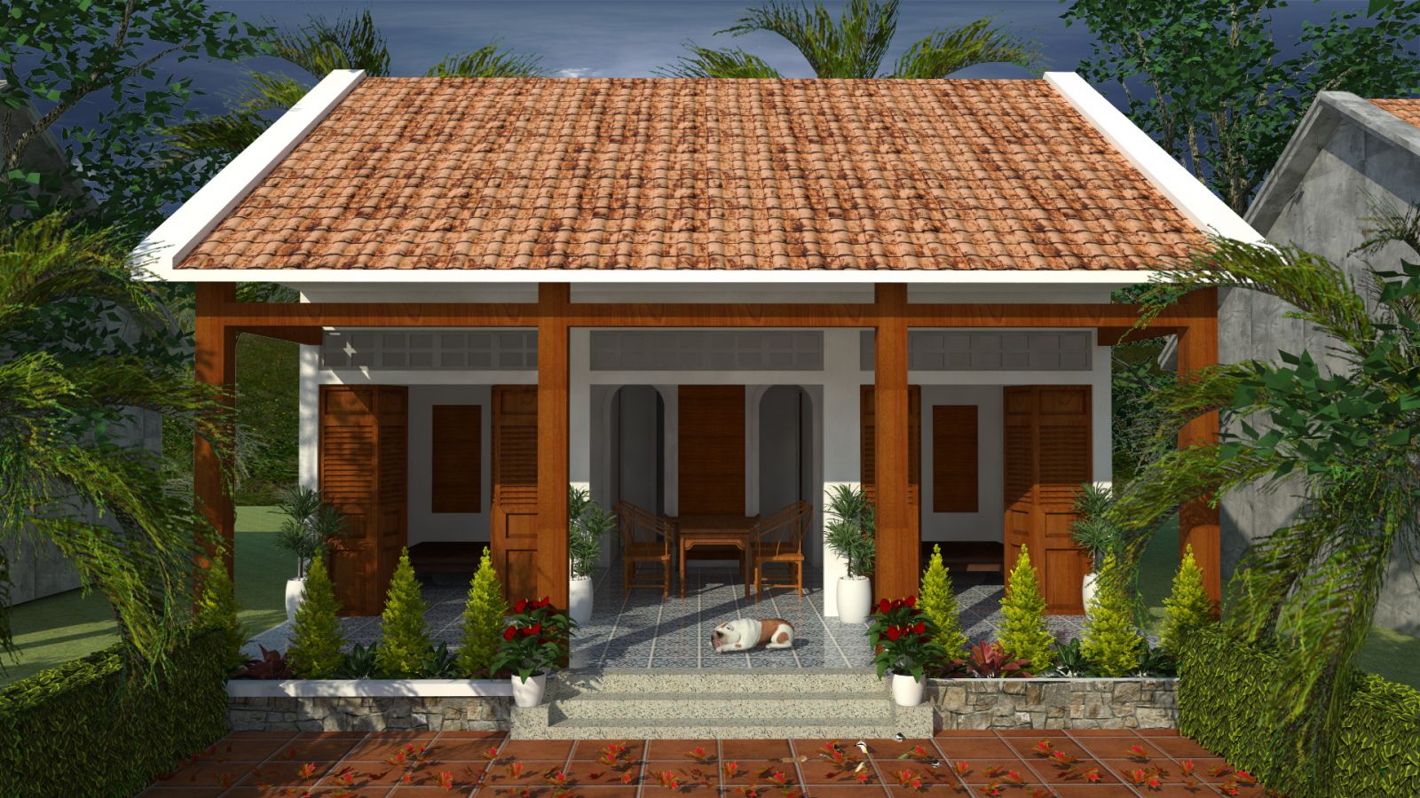 Cách xử lý khi cải tạo nhà cấp 4 3 gian bị ẩm, nứt, thấm