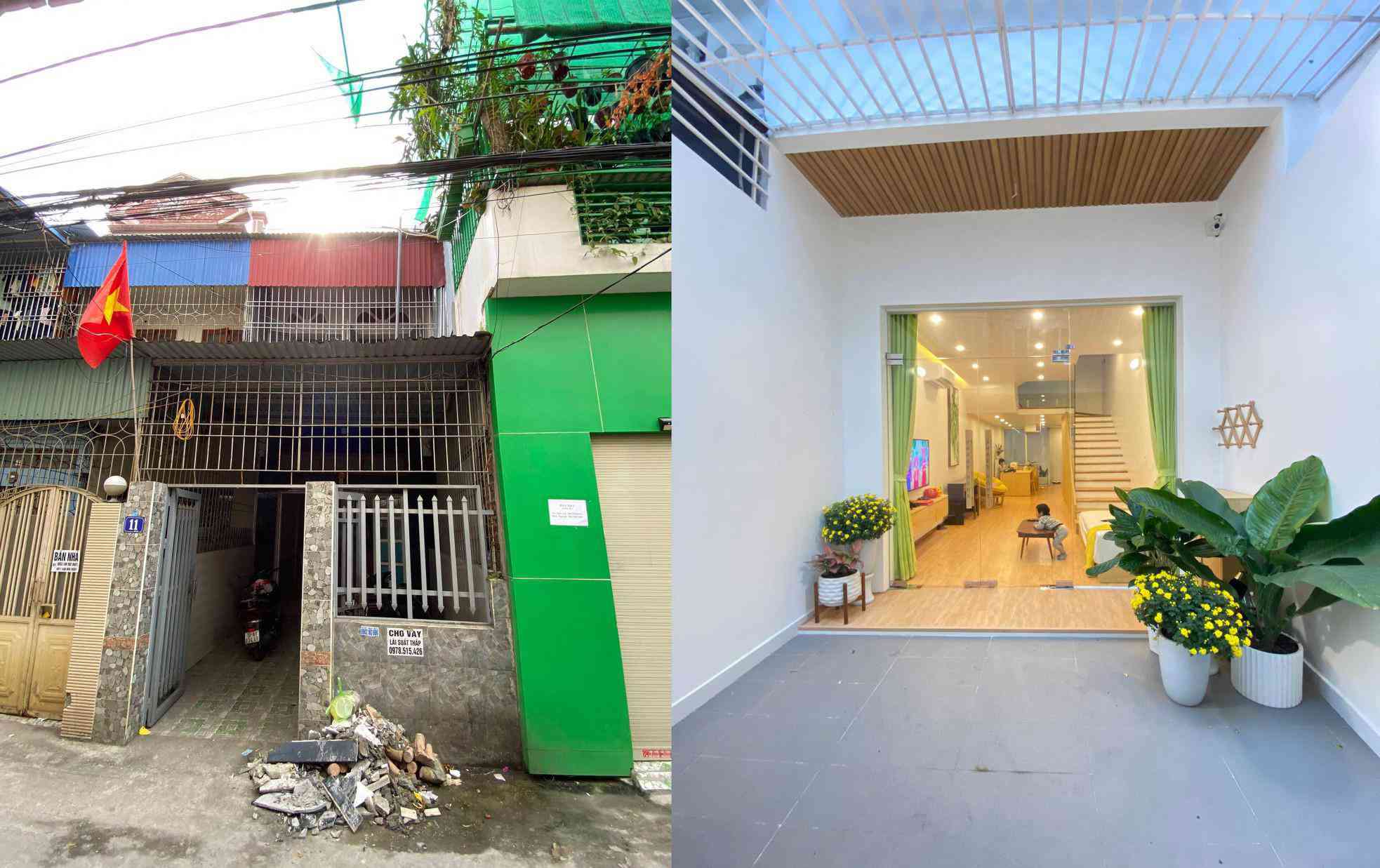 Thiết kế mở giúp biến nhà cũ xuống cấp thành không gian xanh mát