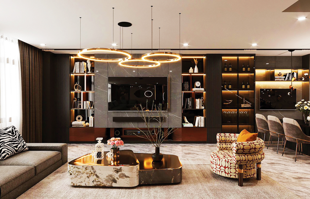 Nội thất phong cách hiện đại – Lý do 80% gia chủ Việt lựa chọn 4 Phòng khách hiện đại tối giản – nội thất gọn gàng, ánh sáng tự nhiên