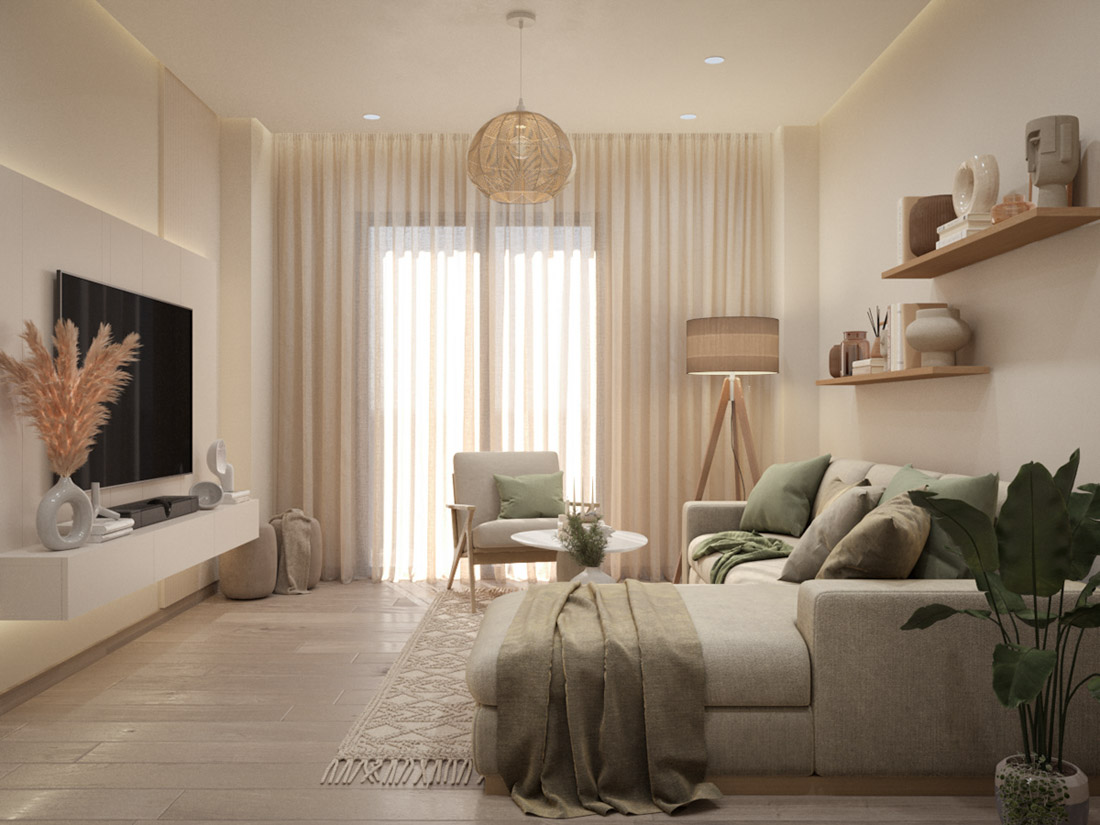 Phong cách Scandinavian: Tối giản nhưng ấm áp - Hoàn hảo cho nhà nhỏ 4 Phòng khách phong cách Scandinavian – tối giản nhưng ấm áp, nội thất gọn gàng