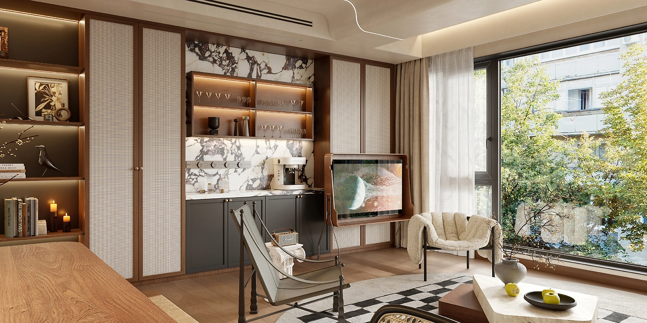 Thiết kế phòng khách thông minh - Tối ưu không gian nhà phố & căn hộ nhỏ