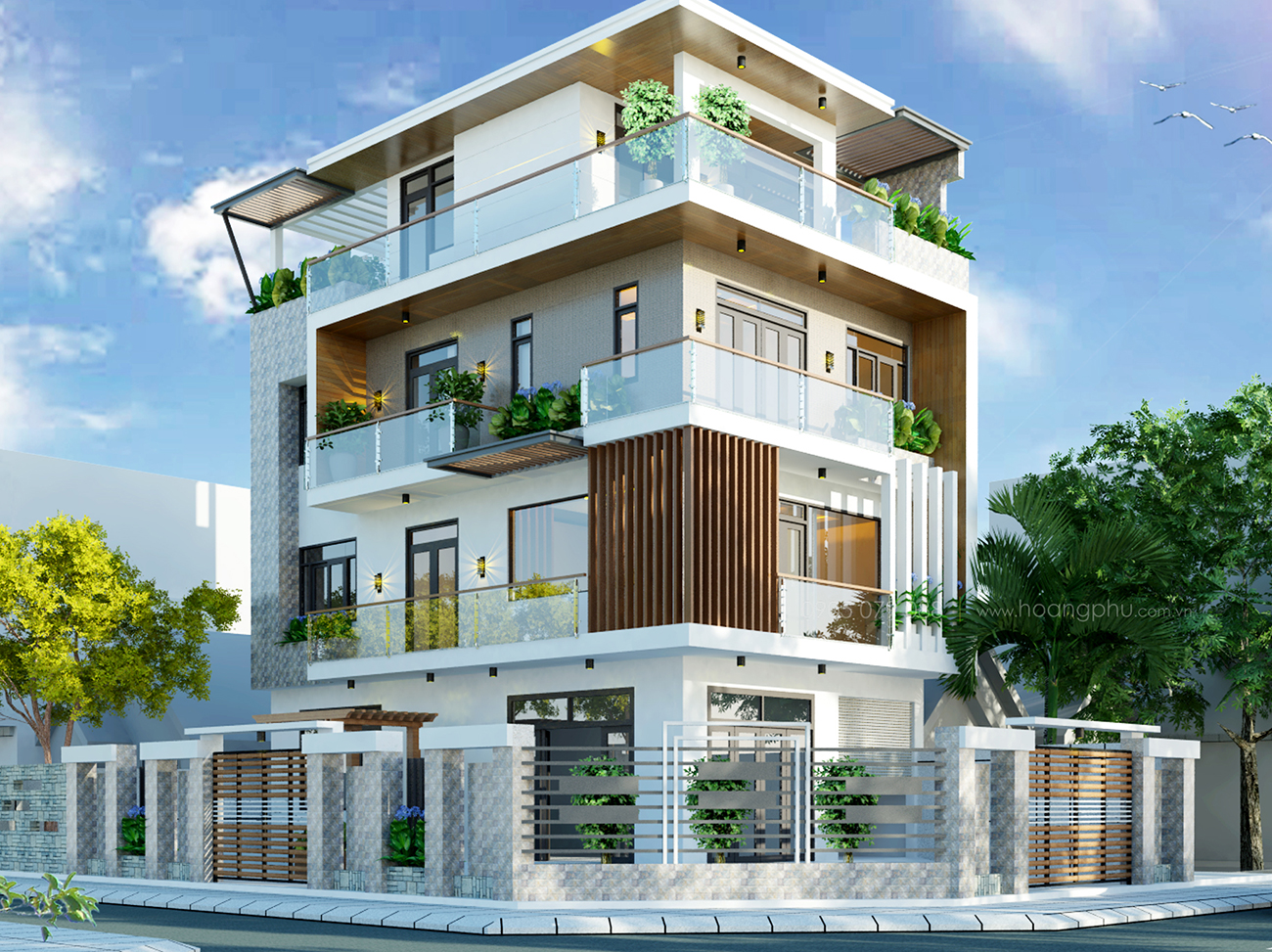 Xu hướng kiến trúc nhà phố 2025 đề cao thông thoáng và bền vững